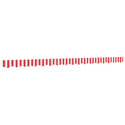 vidaXL Awning Valance Replacement Red and White Stripe 400 cm