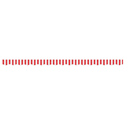 vidaXL Awning Valance Replacement Red and White Stripe 400 cm