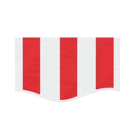 vidaXL Awning Valance Replacement Red and White Stripe 400 cm