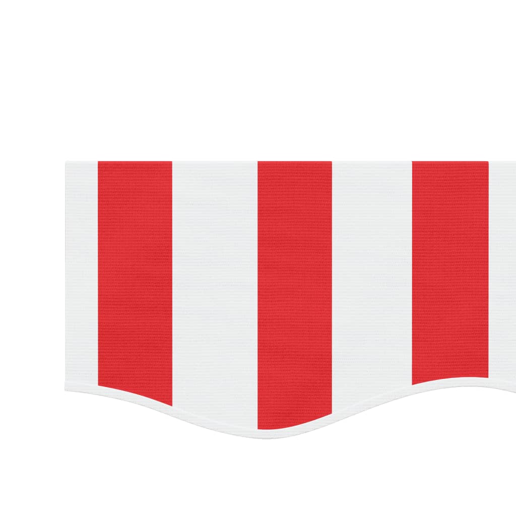 vidaXL Awning Valance Replacement Red and White Stripe 500 cm
