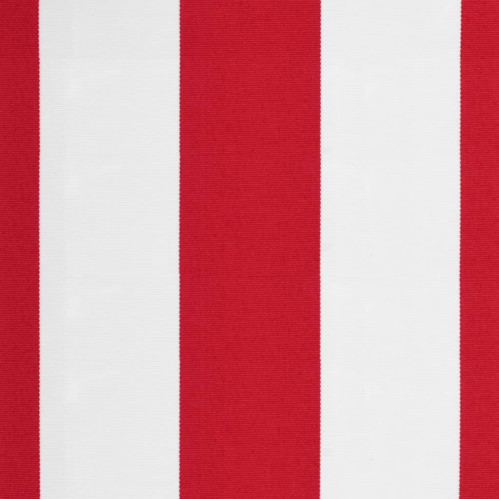 vidaXL Awning Valance Replacement Red and White Stripe 500 cm