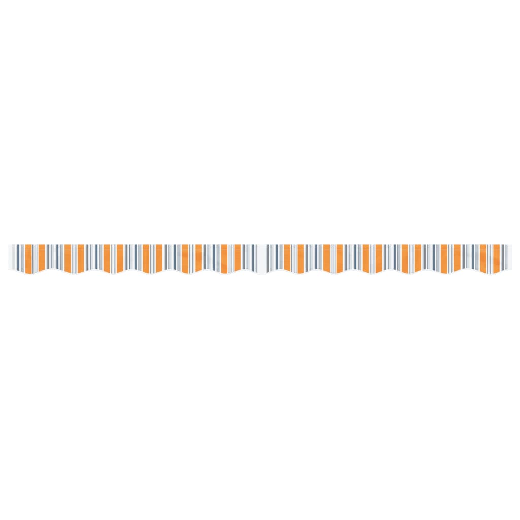 vidaXL Replacement Fabric for Awning Valance Multicolour Stripe 3 m