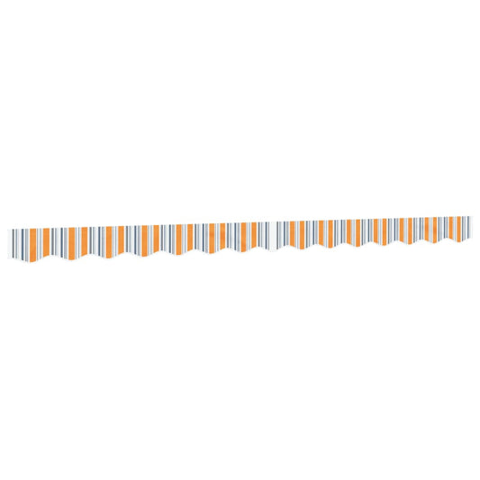 vidaXL Replacement Fabric for Awning Valance Multicolour Stripe 3.5 m