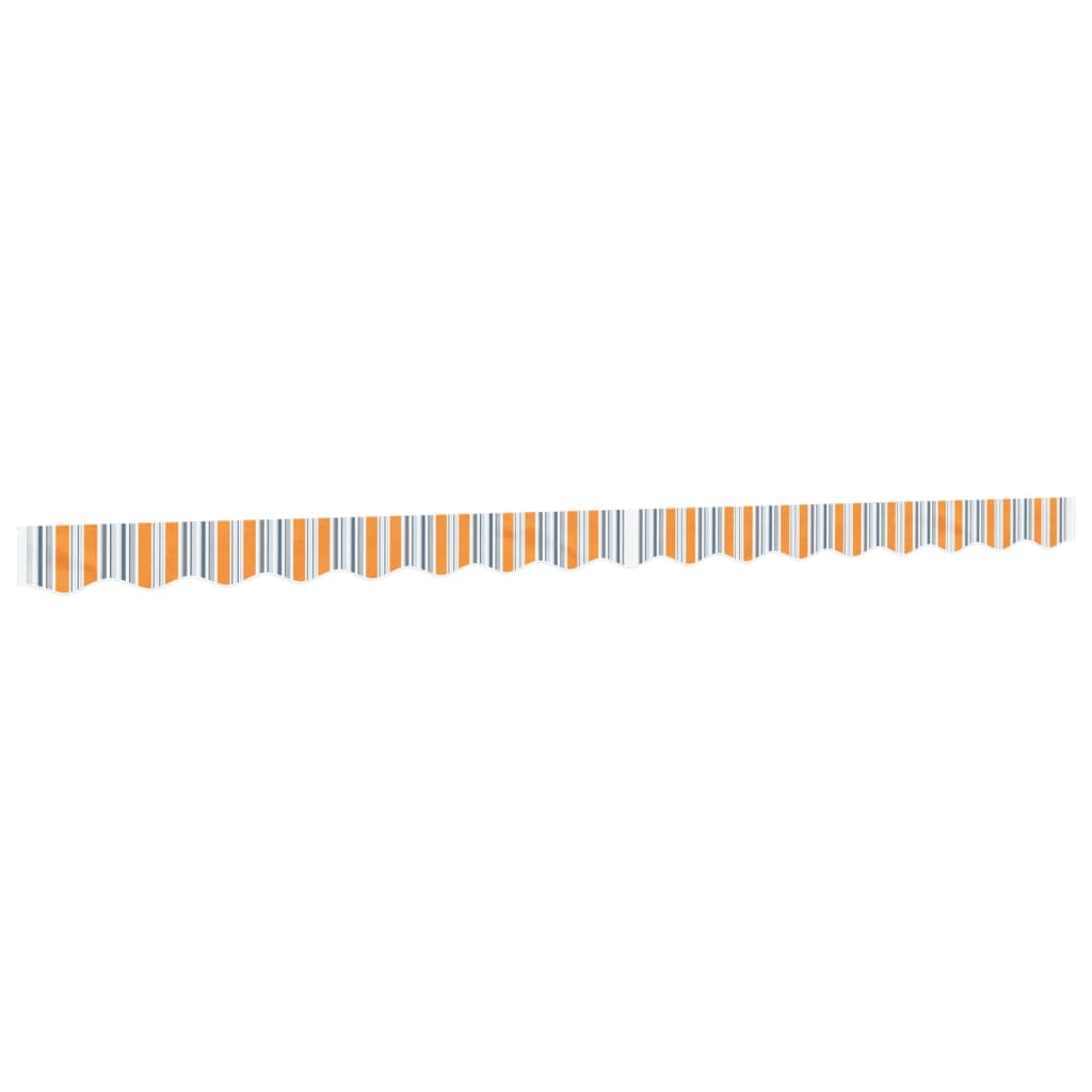 vidaXL Replacement Fabric for Awning Valance Multicolour Stripe 4 m
