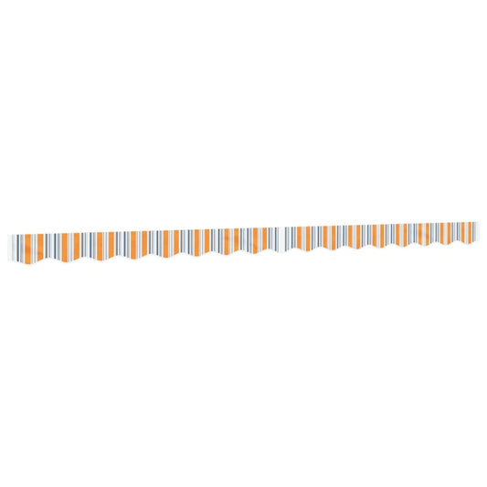 vidaXL Replacement Fabric for Awning Valance Multicolour Stripe 4 m
