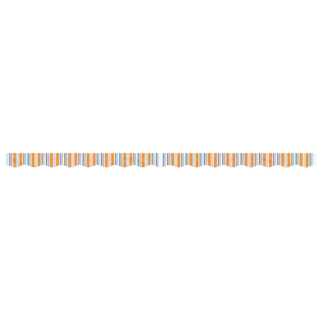vidaXL Replacement Fabric for Awning Valance Multicolour Stripe 4 m