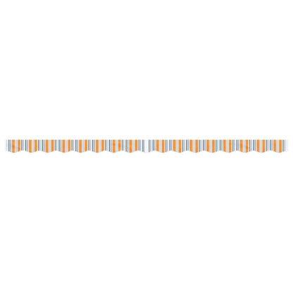vidaXL Replacement Fabric for Awning Valance Multicolour Stripe 4 m