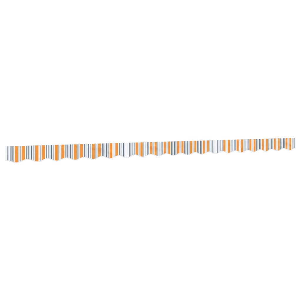 vidaXL Replacement Fabric for Awning Valance Multicolour Stripe 4.5 m