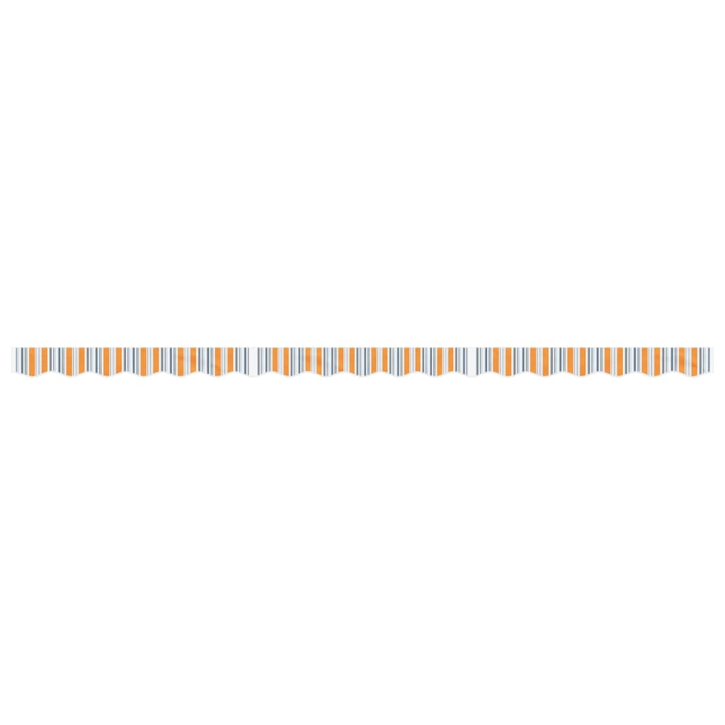 vidaXL Replacement Fabric for Awning Valance Multicolour Stripe 4.5 m