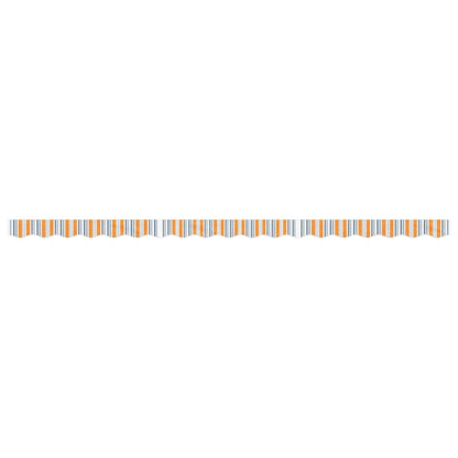 vidaXL Replacement Fabric for Awning Valance Multicolour Stripe 4.5 m