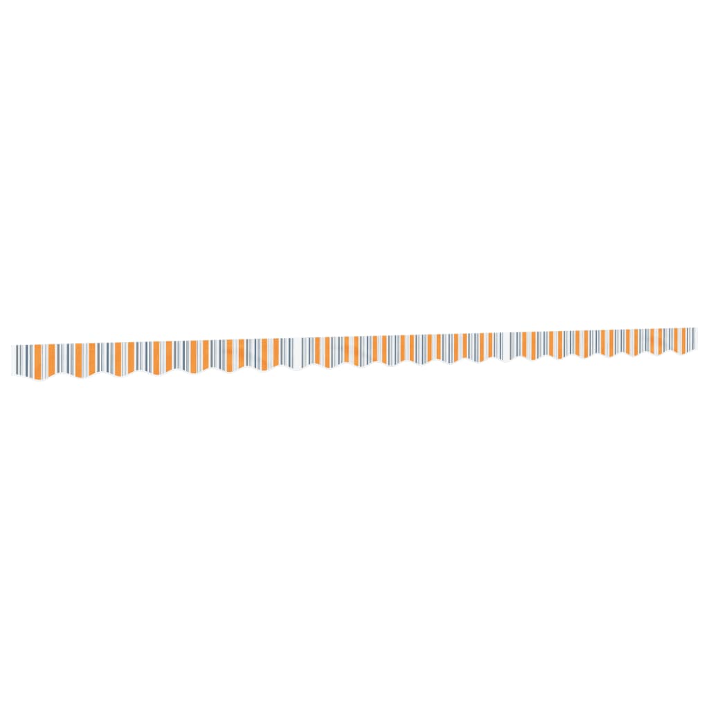 vidaXL Replacement Fabric for Awning Valance Multicolour Stripe 5 m