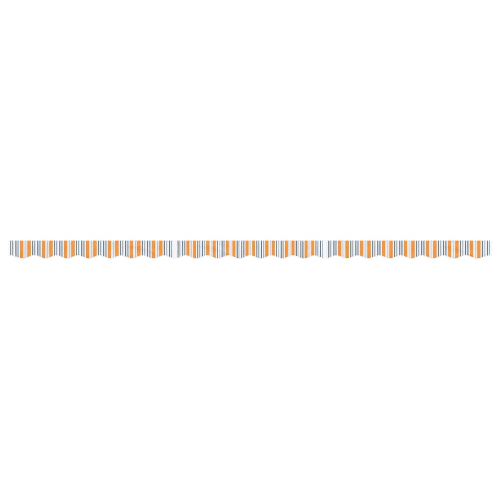 vidaXL Replacement Fabric for Awning Valance Multicolour Stripe 5 m