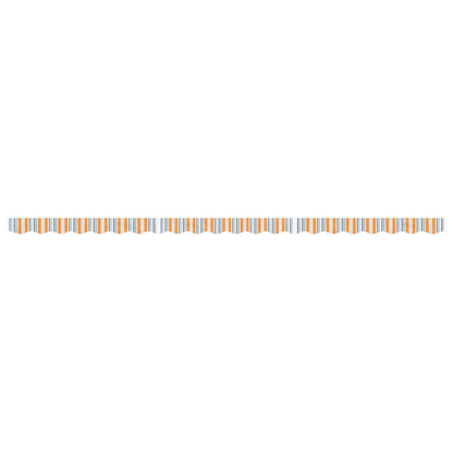 vidaXL Replacement Fabric for Awning Valance Multicolour Stripe 5 m