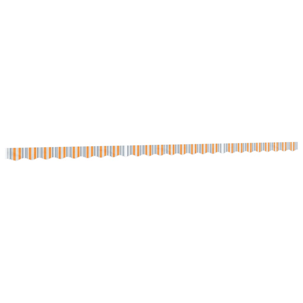 vidaXL Replacement Fabric for Awning Valance Multicolour Stripe 6 m
