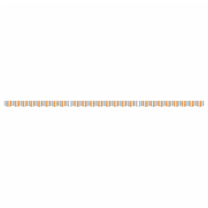 vidaXL Replacement Fabric for Awning Valance Multicolour Stripe 6 m