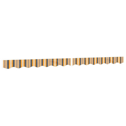vidaXL Replacement Fabric for Awning Valance Yellow and Grey Stripe 3.5 m