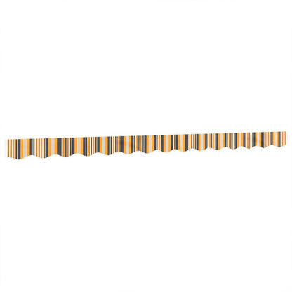 vidaXL Awning Valance Replacement Yellow and Grey Stripe 350 cm