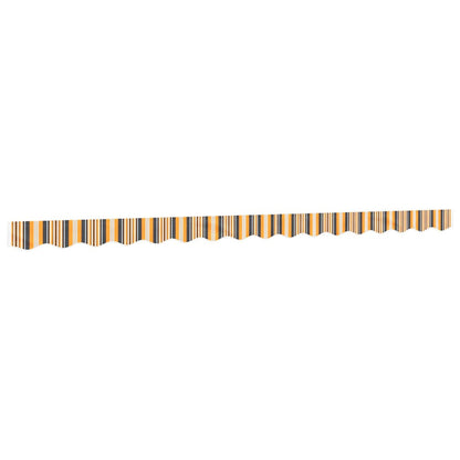 vidaXL Awning Valance Replacement Yellow and Grey Stripe 400 cm