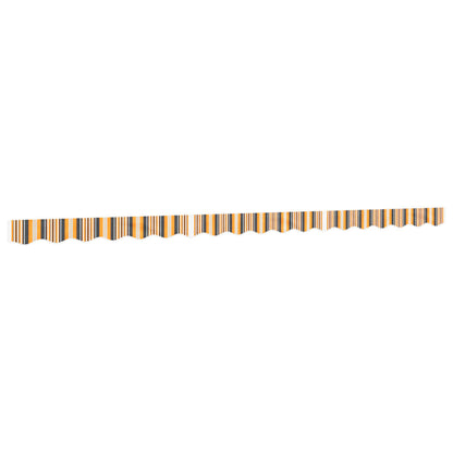 vidaXL Replacement Fabric for Awning Valance Yellow and Grey Stripe 4.5 m