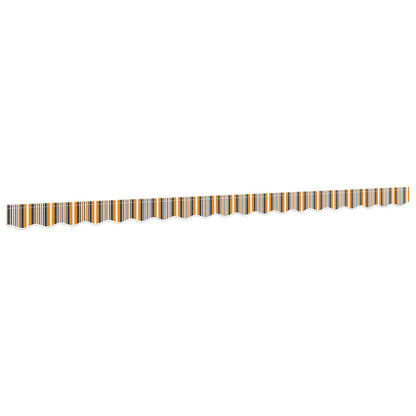 vidaXL Awning Valance Replacement Yellow and Grey Stripe 450 cm