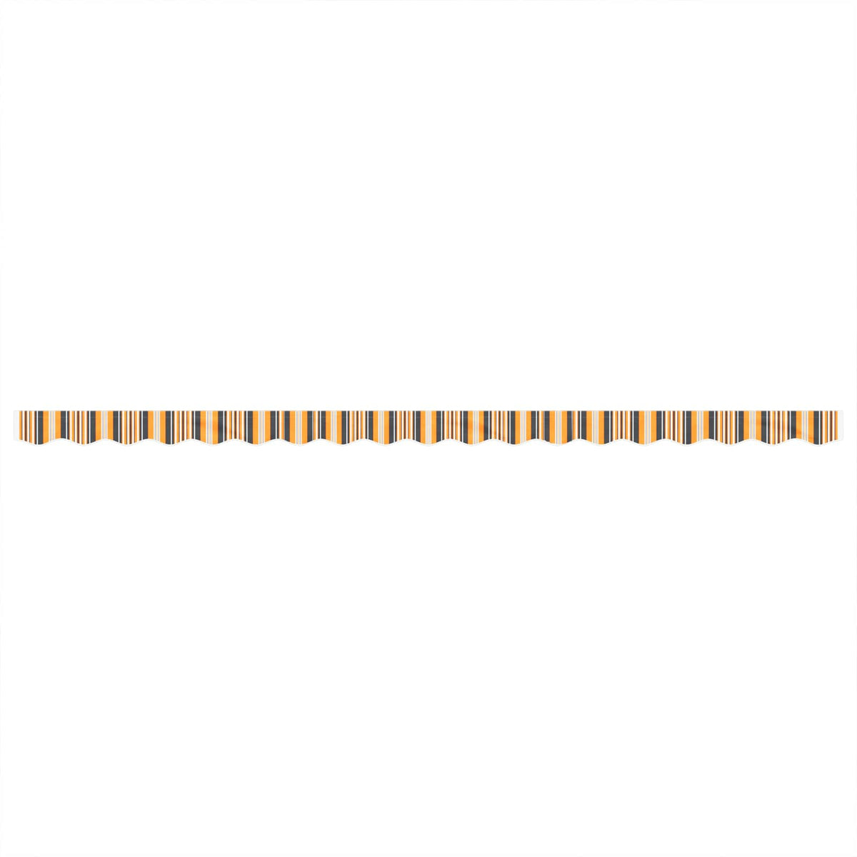 vidaXL Awning Valance Replacement Yellow and Grey Stripe 450 cm