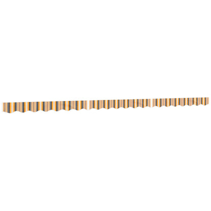 vidaXL Replacement Fabric for Awning Valance Yellow and Grey Stripe 5 m
