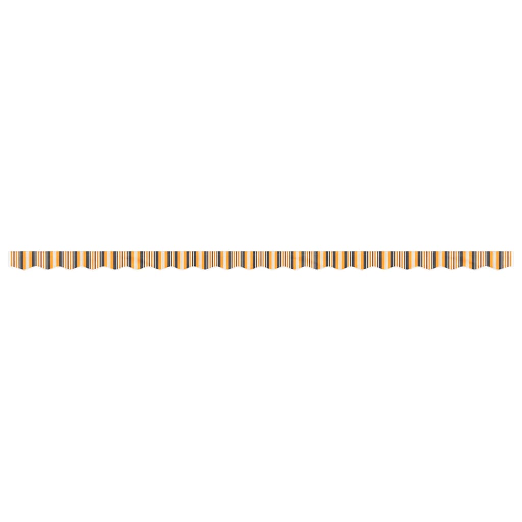 vidaXL Awning Valance Replacement Yellow and Grey Stripe 500 cm