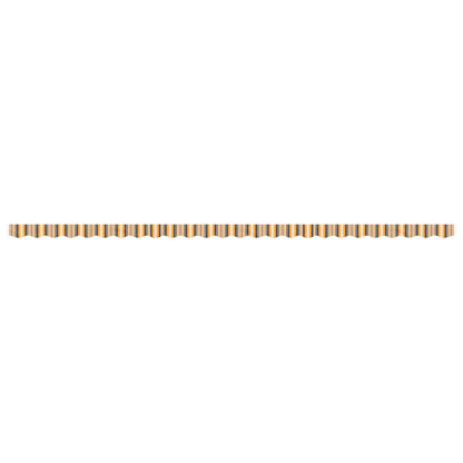 vidaXL Awning Valance Replacement Yellow and Grey Stripe 600 cm