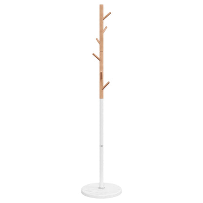 vidaXL Coat Stand White 172 cm Powder-coated Iron