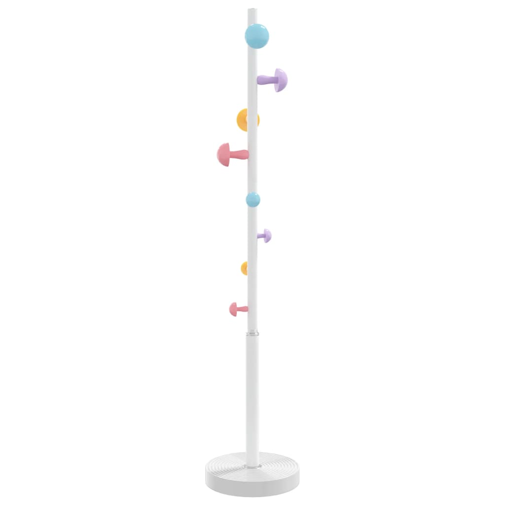 vidaXL Coat Stand White 172 cm Powder-coated Iron