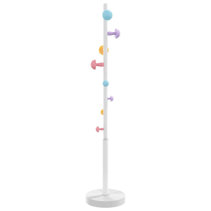 vidaXL Coat Stand White 172 cm Powder-coated Iron