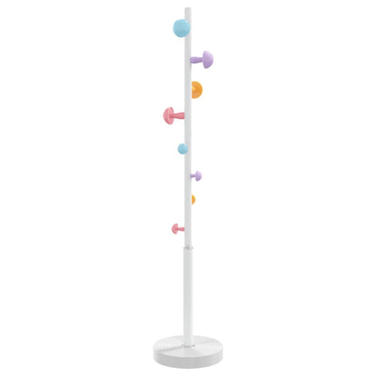 vidaXL Coat Stand White 172 cm Powder-coated Iron