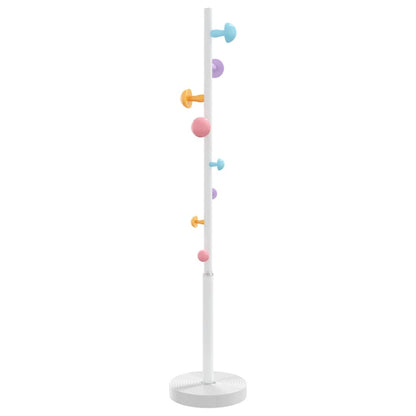 vidaXL Coat Stand White 172 cm Powder-coated Iron