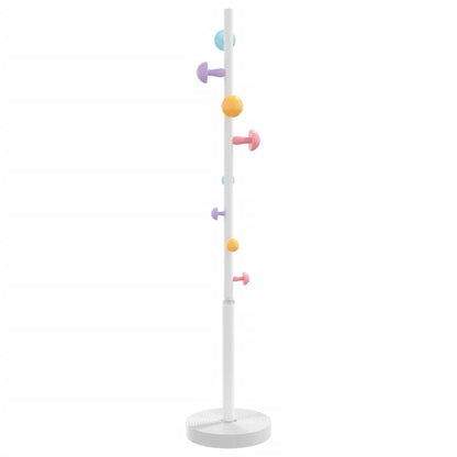 vidaXL Coat Stand White 172 cm Powder-coated Iron