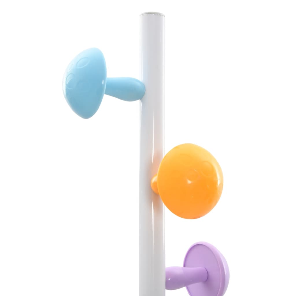 vidaXL Coat Stand White 172 cm Powder-coated Iron