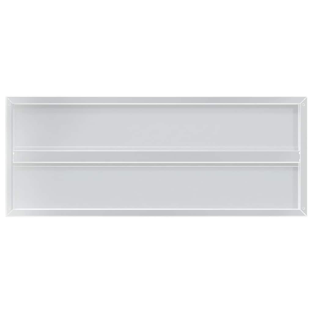 vidaXL Wall Shelves 2 pcs 100x40 cm Silver Stainless Steel