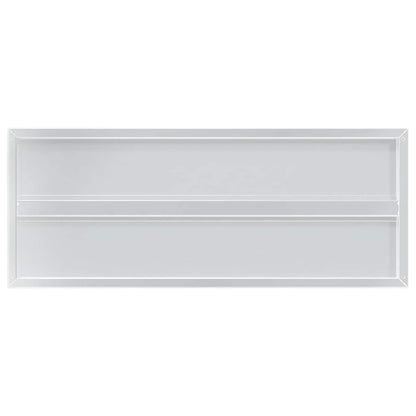 vidaXL Wall Shelves 2 pcs 100x40 cm Silver Stainless Steel