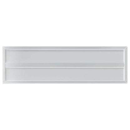 vidaXL Wall Shelves 2 pcs 100x30 cm Silver Stainless Steel