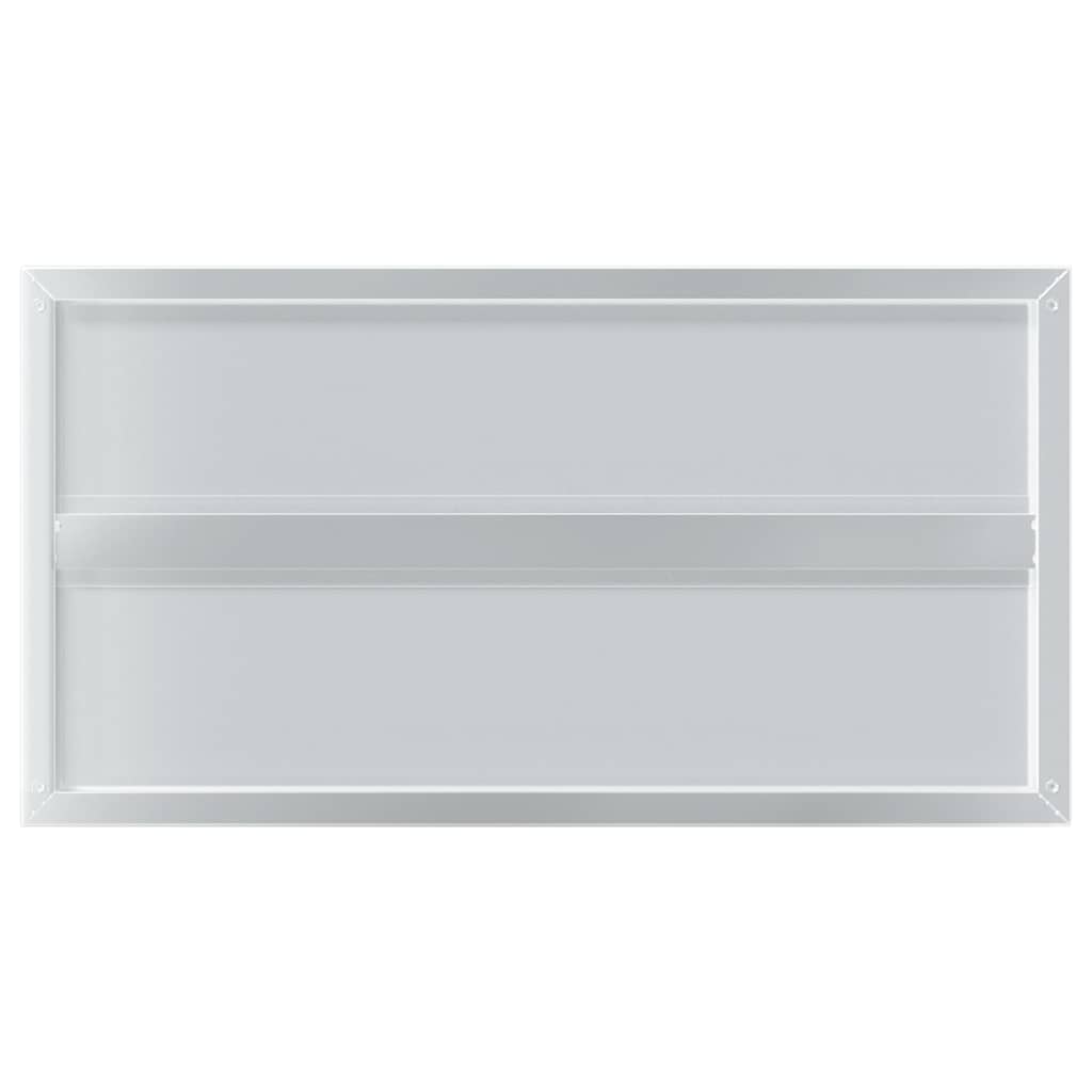 vidaXL Wall Shelves 2 pcs 75x40 cm Silver Stainless Steel