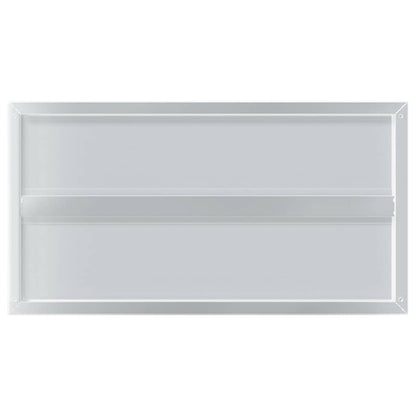 vidaXL Wall Shelves 2 pcs 75x40 cm Silver Stainless Steel