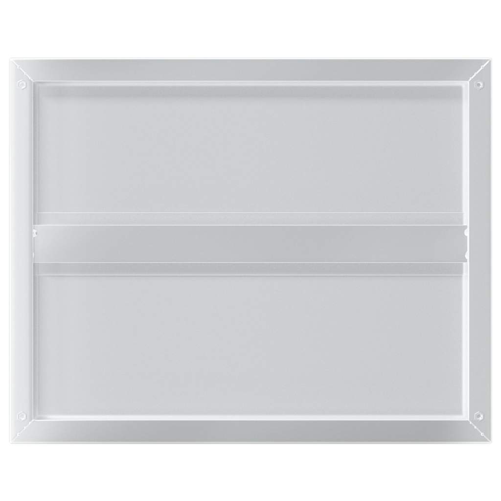 vidaXL Wall Shelves 2 pcs 50x40 cm Silver Stainless Steel