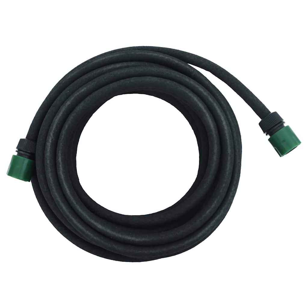 vidaXL Garden Soaker Hose Black 0,6" 10 m Rubber