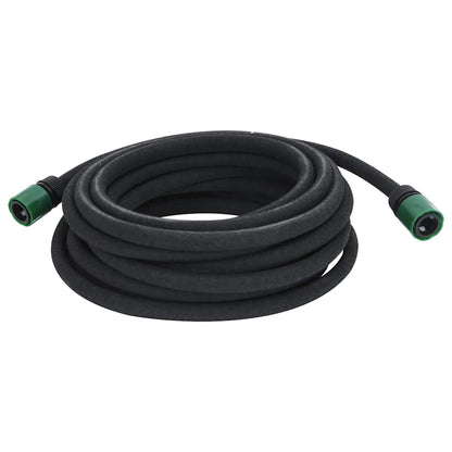 vidaXL Garden Soaker Hose Black 0.6" 10 m Rubber