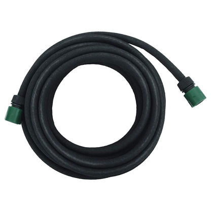 vidaXL Garden Soaker Hose Black 0.6" 10 m Rubber