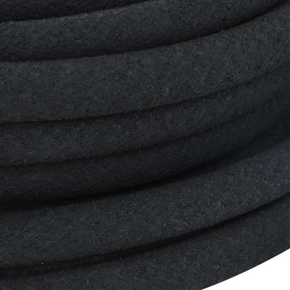 vidaXL Garden Soaker Hose Black 0,6" 25 m Rubber
