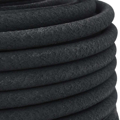 vidaXL Garden Soaker Hose Black 0,6" 50 m Rubber