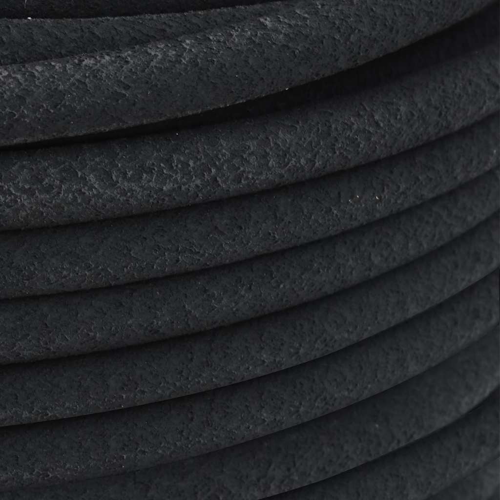 vidaXL Garden Soaker Hose Black 0,6" 100 m Rubber