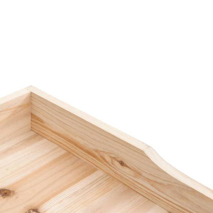 vidaXL Plant Table with Shelf 78x38x82.5 cm Solid Wood Fir