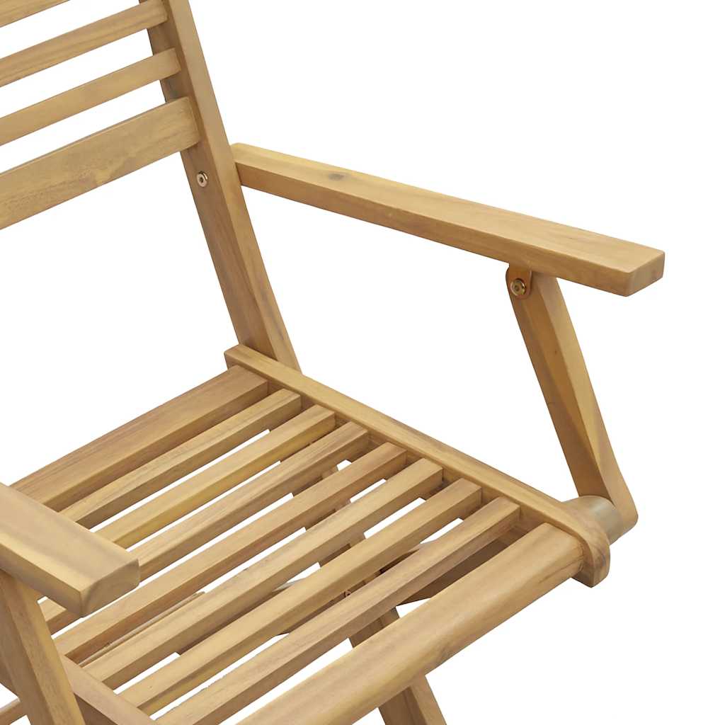 vidaXL Folding Garden Chairs 6 pcs 54.5x61.5x86.5 cm Solid Wood Acacia