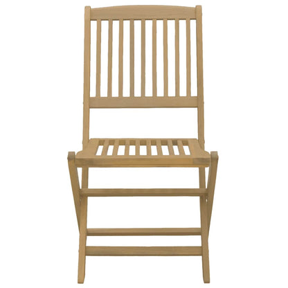 vidaXL Folding Chairs 8 pcs 48,5x57x90 cm Solid Wood Acacia